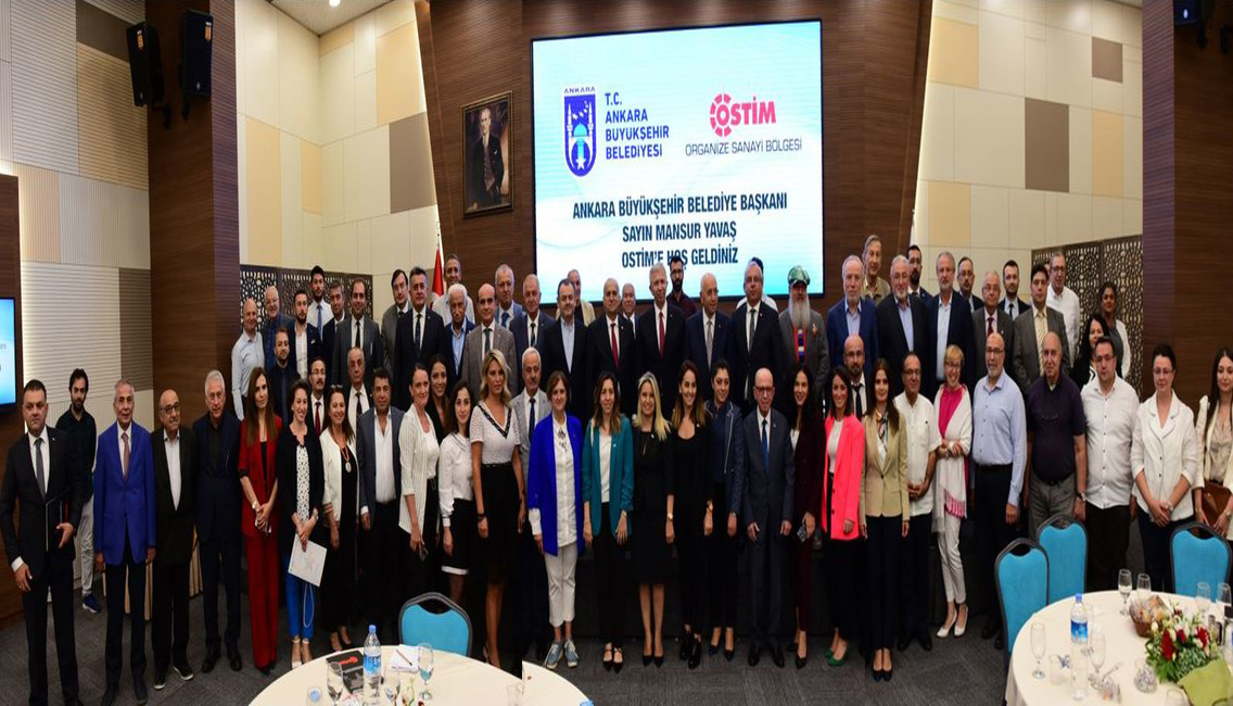 ABB BAŞKANI MANSUR YAVAŞ’I OSTİM’DE AĞIRLADIK