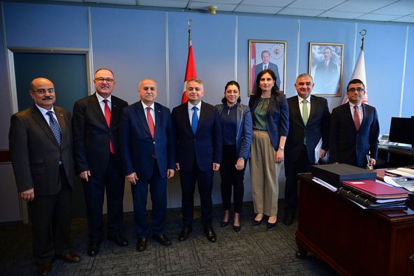 ARUS, T.C.TİCARET BAKANLIĞI İHRACAT GENEL MÜDÜRÜ M.ALİ KILIÇKAYAYI ZİYARET ETTİ